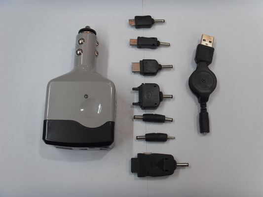 Разъемы переходники заряжателя автомобиля USB миниого перемещения мобильного телефона OEM 12V вставляемые